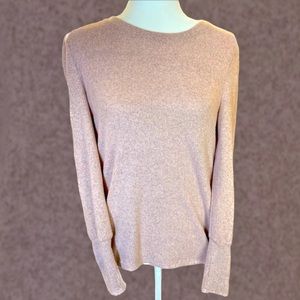 Massini Long Sleeve Top Small Light Pink